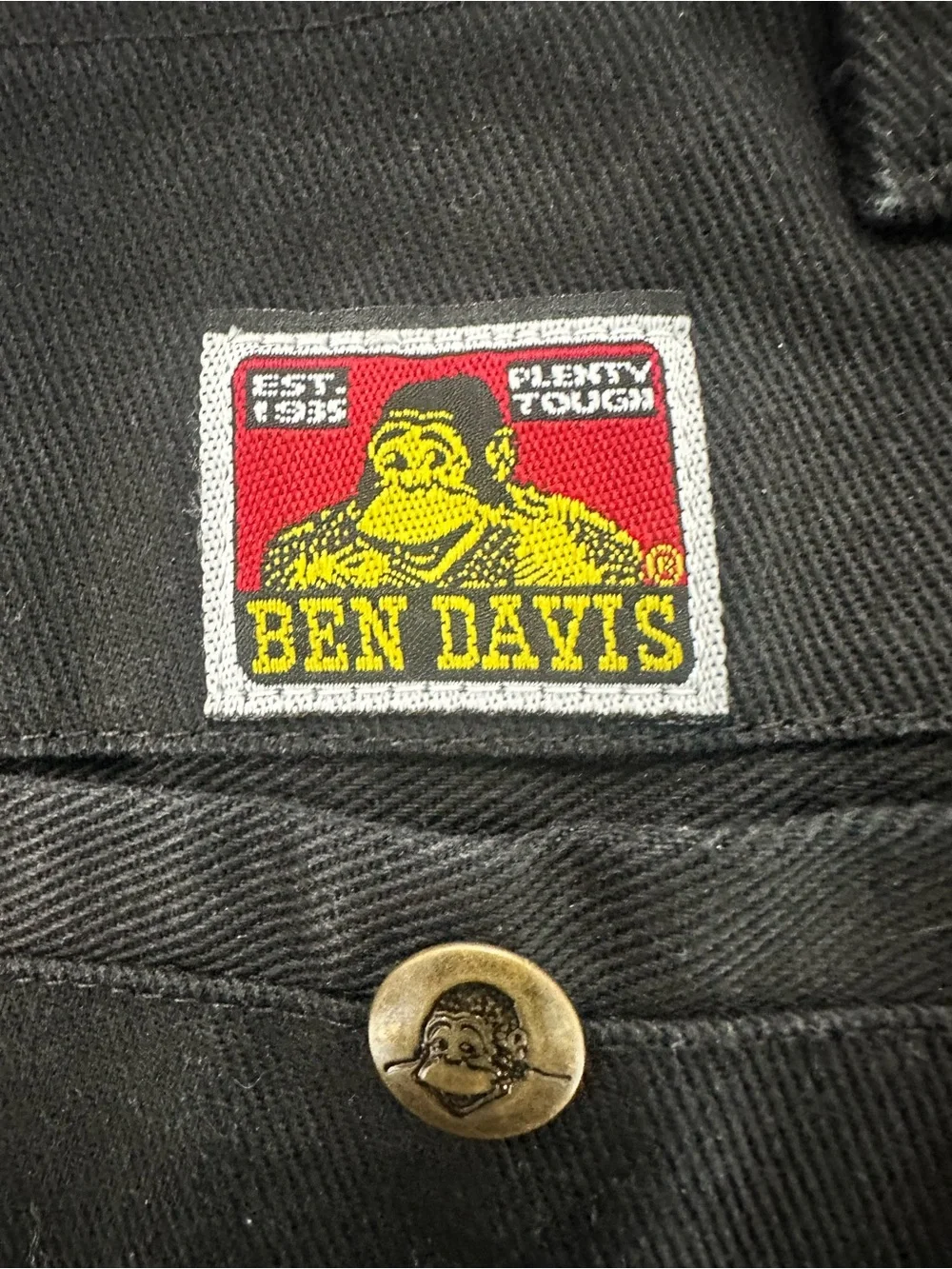 Ben Davis Black Straight-Leg Chinos